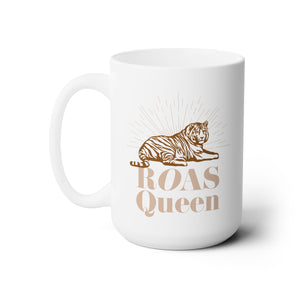 RoasQueen, tiger ceramic mug 15oz