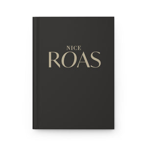 Nice ROAS, black hardcover journal