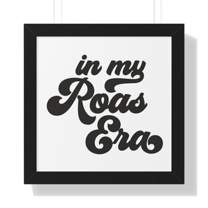 Roas Era framed print