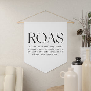 Nice ROAS definition, white pennant