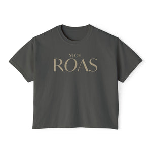 Nice ROAS, women's boxy tee