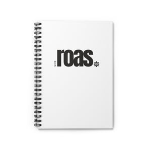 Nice ROAS bold, spiral notebook - ruled line