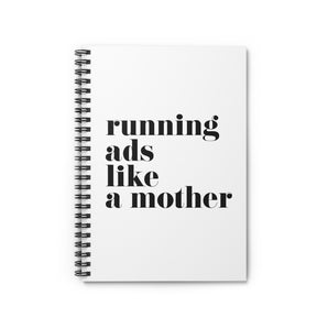 like a mother, spiral notebook - ruled line