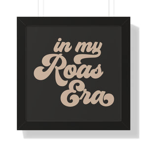 Roas Era framed print