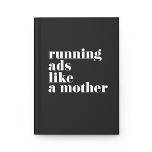 like a mother, black hardcover journal