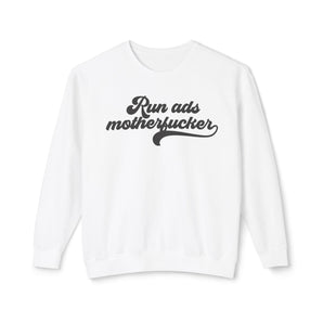 MotherF* retro, unisex lightweight crewneck sweatshirt