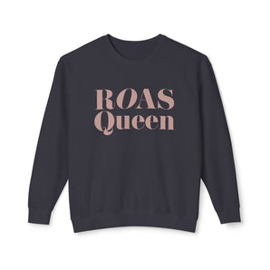 ROAS QUEEN, unisex lightweight crewneck sweatshirt