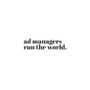 AdManager, run the world kiss-cut vinyl decals