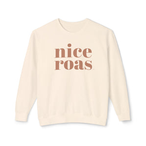 Nice ROAS, unisex lightweight crewneck sweatshirt