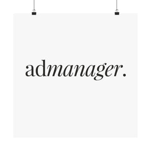 AdManager, title poster