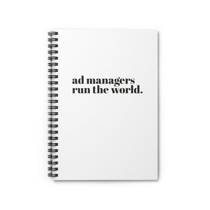 AdManagers, spiral notebook - ruled line