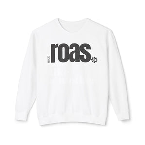 Nice ROAS bold, unisex lightweight crewneck sweatshirt