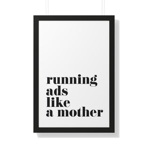 like a mother,  framed print