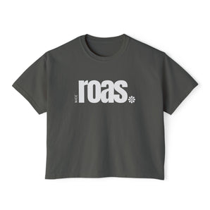 Nice ROAS bold, women's boxy tee