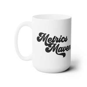 Metrics Maven retro, ceramic mug, 15oz