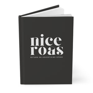 Nice ROAS tag, hardcover journal