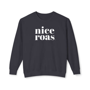 Nice ROAS smaller, unisex lightweight crewneck sweatshirt