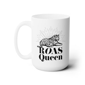 ROAS Queen tiger, ceramic mug, 15oz