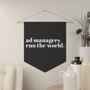 AdManager, run the world black pennant