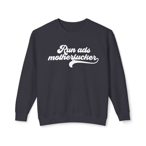 MotherF* retro, unisex lightweight crewneck sweatshirt