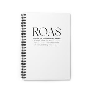 Nice ROAS definition, spiral notebook - ruled line