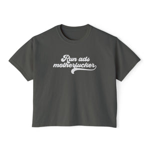 MotherF*  retro women's boxy tee