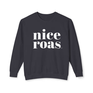 Nice ROAS, unisex lightweight crewneck sweatshirt