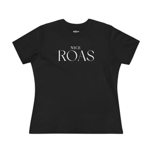 Nice ROAS, women's cotton tee