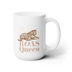 RoasQueen, tiger ceramic mug 15oz