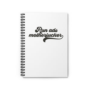 MotherF* retro, spiral notebook - ruled line