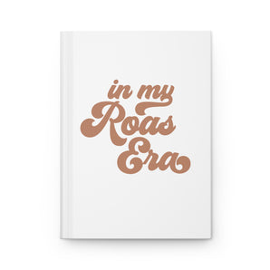 Roas Era, white hardcover journal