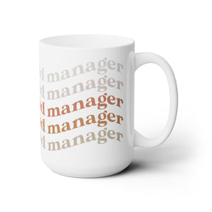 AdManager, curve ceramic mug, 15oz