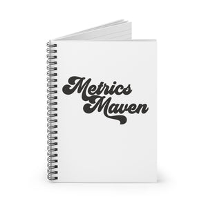 Metrics Maven retro, spiral notebook - ruled line