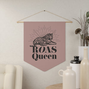 ROAS QUEEN tiger, mauve pennant