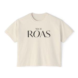 Nice ROAS, women's boxy tee