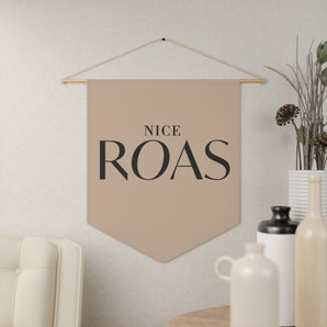 Nice ROAS tan pennant