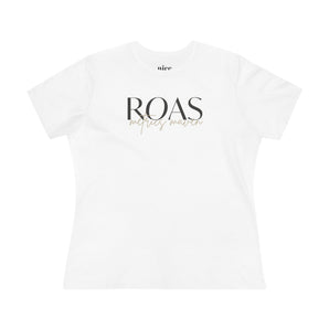 ROAS Metrics Maven, women's cotton tee