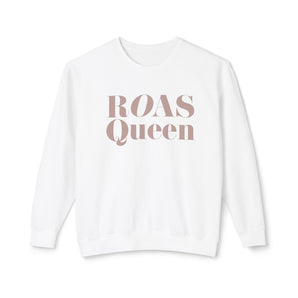 ROAS QUEEN, unisex lightweight crewneck sweatshirt