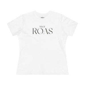 Nice ROAS, women's cotton tee