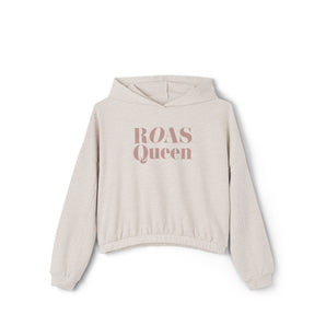 ROAS QUEEN, women's cinched bottom hoodie