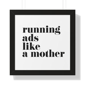 like a mother,  framed print