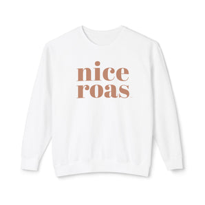 Nice ROAS, unisex lightweight crewneck sweatshirt