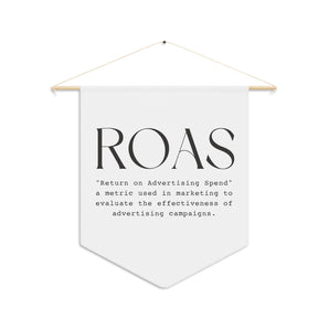 Nice ROAS definition, white pennant