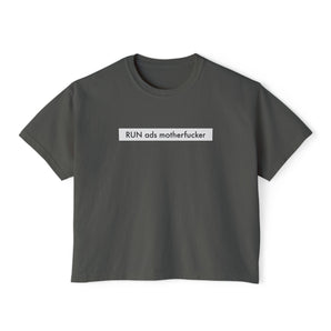 MotherF* statement, women's boxy tee