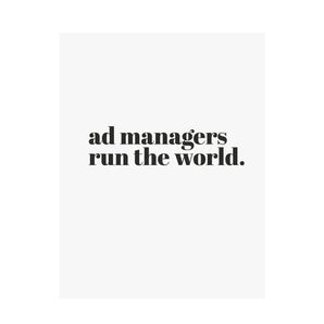 AdManager, run the world