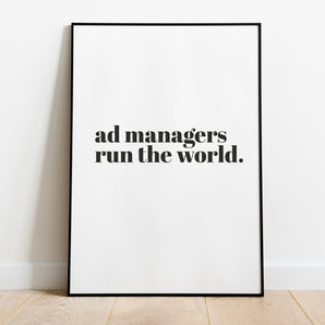 AdManager, run the world